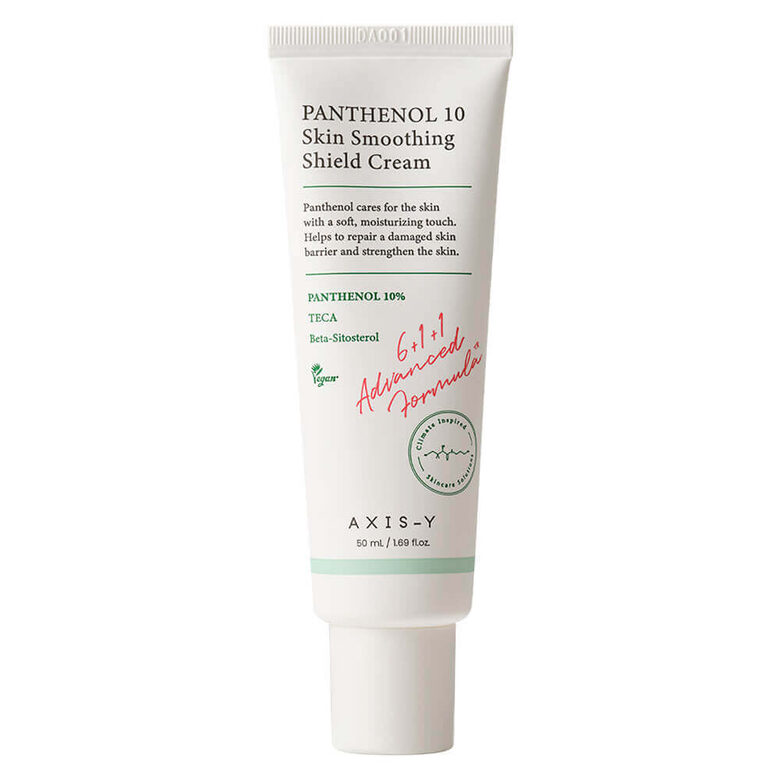 Успокаивающий крем для лица с пантенолом и центеллой AXIS-Y Panthenol 10 Skin Smoothing Shield Cream